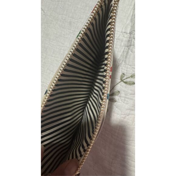 Kate Spade Bella bookshelf like a book print pencil or cosmetic bag - Picture 3 of 4